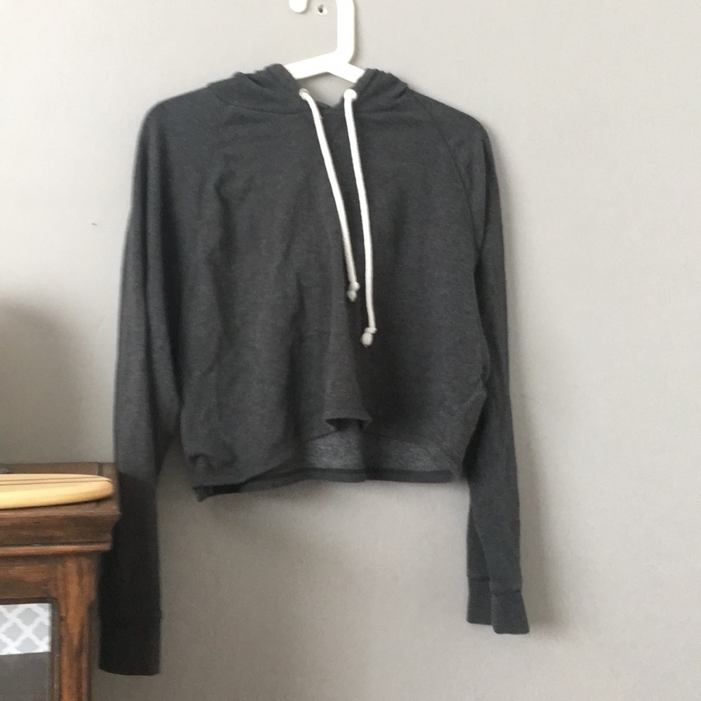 H&M CROPPED HOODIE